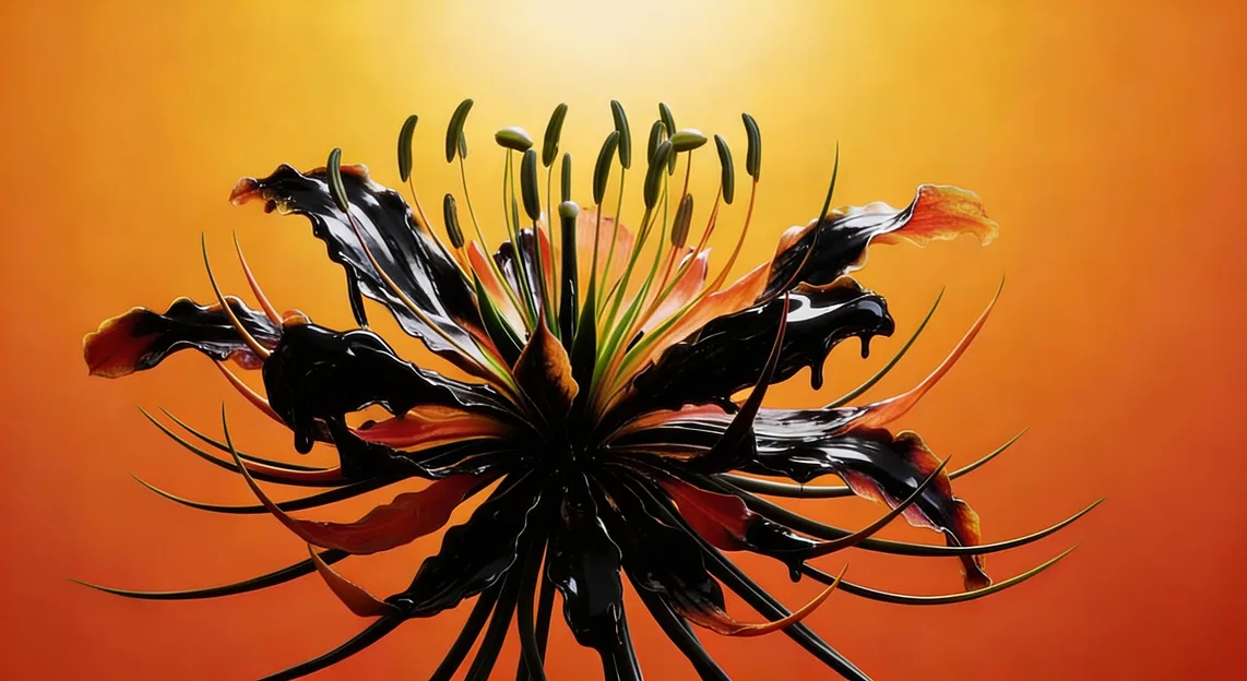 Balanced radial hybrid with legible stamens