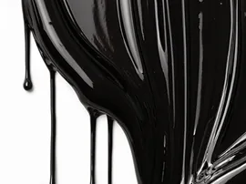 Black latex material study — viscous gloss surface